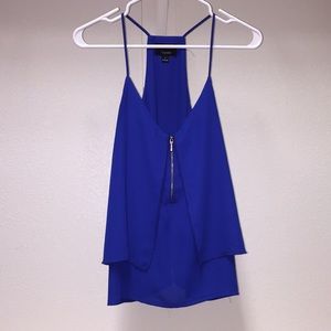 Lumièr Royal Blue Blouse